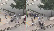 Elazığ Adliyesi önünde tekmeli, yumruklu kavga