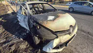 Eskişehir'de yanan otomobil hurdaya döndü : 3 yaralı