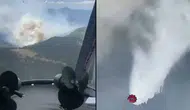 Manavgat'ta orman yangını çıktı : 15 helikopter ve 3 uçak sevk edildi
