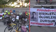 Ankara'da bisiklet kazalarında hayatını kaybedenler için farkındalık sürüşü gerçekleştirildi