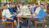 Trabzonsporlu futbolcular kahvaltıda bir araya geldi