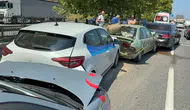 Samsun'da zincirleme kaza : 4 araç birbirine girdi