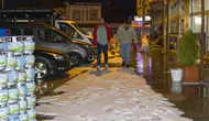 Kars’ta dolu ve sağanak etkili oldu : Dereler taştı, yollar su altında kaldı