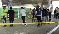 Edirne Otogarı'nda boya çalışması sırasında yangın : 2 işçi yaralandı