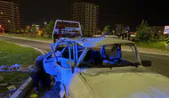 Kayseri Melikgazi'de 2 otomobil çarpıştı : 4 yaralı