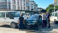 Elazığ’da ilginç kaza ! Kazadan korkup yola çıktı, motosiklet çarptı
