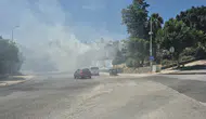 Bodrum'da otluk alanda çıkan yangın büyümeden söndürüldü
