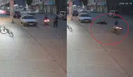 Kahramanmaraş'ta yolun karşısına geçen yaşlı adama motosiklet çarptı