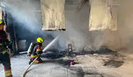Balıkesir'de balkonda çıkan yangın korkuttu