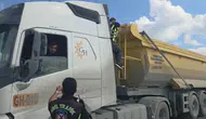 Arnavutköy'de ağır tonaj denetimi : 701 bin lira ceza yazıldı