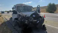 Çorum'da çekici, traktör römorkuna çarptı : 1 yaralı