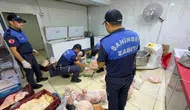 Gaziantep'te 703 kilogram bozuk et ve tavuk ürünü imha edildi