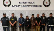 Bayburt'ta göçmen operasyonu : 6 göçmen yakalandı