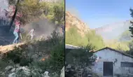 Hatay'da orman yangını : Havadan ve karadan müdahale başlatıldı