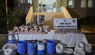Aydın Didim'de sentetik hap imalathanesine baskın düzenlendi