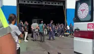 Saldırıya uğrayan Türk gemisindeki yaralı mürettebat Samsun'a getirildi