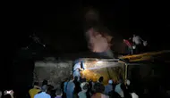Kütahya Domaniç'te samanlık yangını
