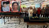 İzmir'deki yangında hayatını kaybeden anneanne ve torunu defnedildi