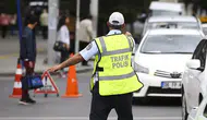 Denizli'de polisin 'dur' ihtarına uymayan sürücüye rekor ceza