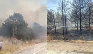 Kırşehir'de üç ayrı yangın : Bin dönümden fazla arazi küle döndü