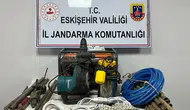 Eskişehir'de kaçak kazı operasyonu : 5 şüpheli suçüstü yakalandı
