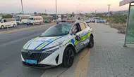 Mersin'de otomobilin çarptığı polis aracı takla attı : 2 yaralı