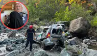 Osmaniye'de otomobil uçuruma yuvarlandı : 1 ölü, 1 yaralı