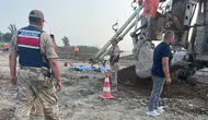Hatay'da kırılan beton pompası üzerine düşen işçi hayatını kaybetti