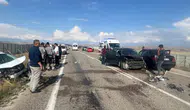 Bayburt'ta zincirleme trafik kazası : 9 yaralı