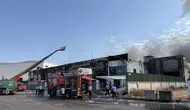 Gaziantep'te elyaf fabrikasında yangın