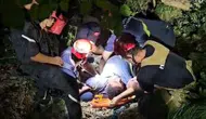 Bursa'da elektrikli bisiklet ile uçuruma yuvarlanan 3 çocuk yaralandı