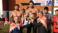 66. Kurtdereli Yağlı Güreşleri’nin başpehlivanı Mustafa Taş oldu