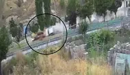 Nevşehir'de gelin aracının lastiği patladı : Otomobilin takla attığı kaza kamerada
