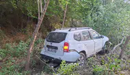 Bingöl'de kontrolden çıkan otomobil bahçeye uçtu : 2 yaralı