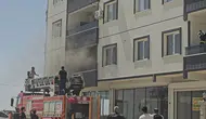 Mardin'de apartman dairesinde korkutan yangın : 3 kişi hastaneye kaldırıldı