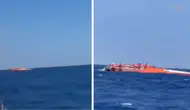 Girne açıklarında yolcu gemisi battı : 259 yolcu için kurtarma çalışması