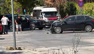 Eskişehir'de 2 araç çarpıştı : Maddi hasar meydana geldi