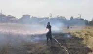 Van Tuşba'da örtü üstü yangın çıktı