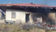 Sivas Şarkışla'da müstakil evde yangın : 1 kişi dumandan etkilendi