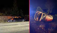 Zonguldak'ta yola çıkan inek, zincirleme kazaya neden oldu : 6 yaralı