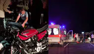 Erzurum'da 2 motosikletli çarpıştı : 3 kişi yaralandı