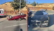 Elazığ'da otomobiller çarpıştı : 3'ü çocuk 7 yaralı