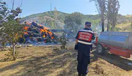 Isparta'da besihanede yangın : 1 inek telef oldu, binlerce saman yandı