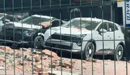 Kağıthane'de duvar çöktü : 12 sıfır araçta 30 milyon liralık hasar