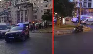 Kağıthane'de eski sevgili dehşeti : Motosikletle geldi, genç adamı bacağından bıçakladı
