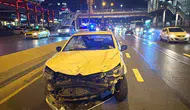 Bakırköy'de zincirleme trafik kazası : 3 yaralı