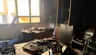 Burdur'da Gölhisar Belediyesi hizmet binasında yangın çıktı