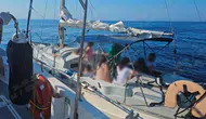 Didim açıklarında 16 düzensiz göçmen yakalandı : 1 tutuklama