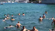 İstanbul'da kavurucu sıcak alarmı ! Vatandaşlar serinlemek için sahillere akın etti