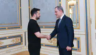 Zelensky, Azerbaycan Dışişleri Bakanı Bayramov ile görüştü